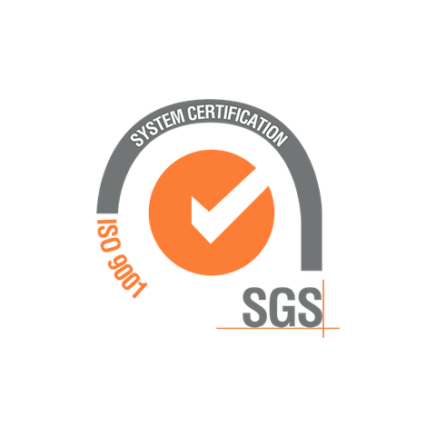 ISO 9001 quality management system certification, issued by SGS.